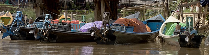 boats lined crop-squashed